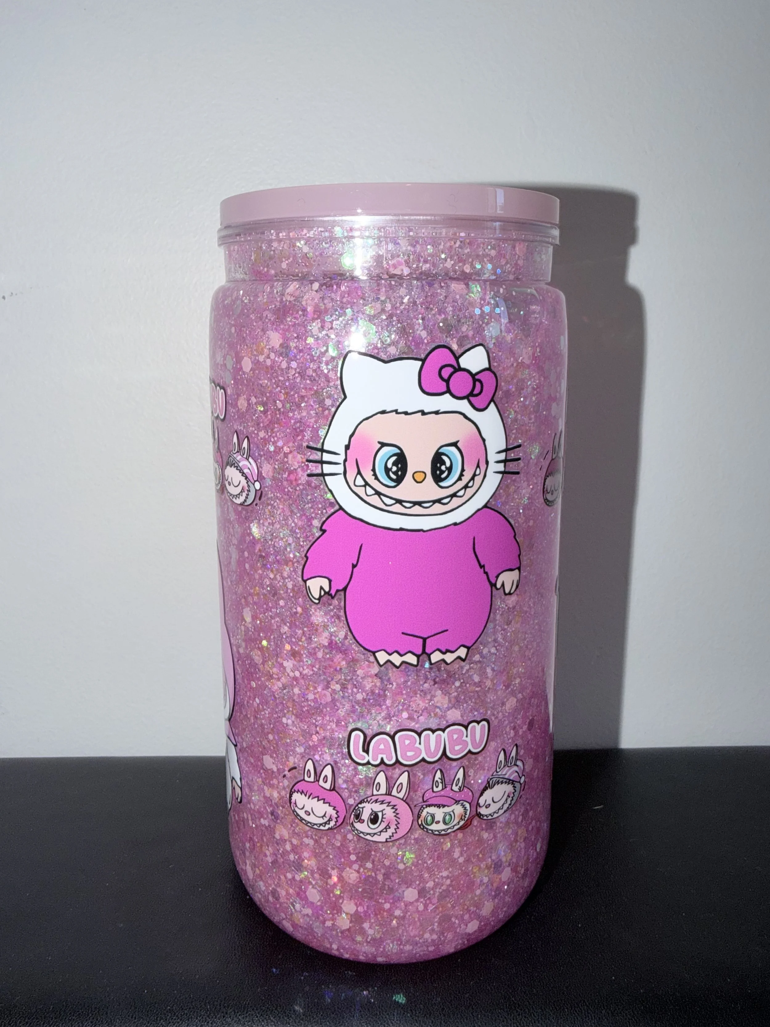 16oz pre-made acrylic snowglobe