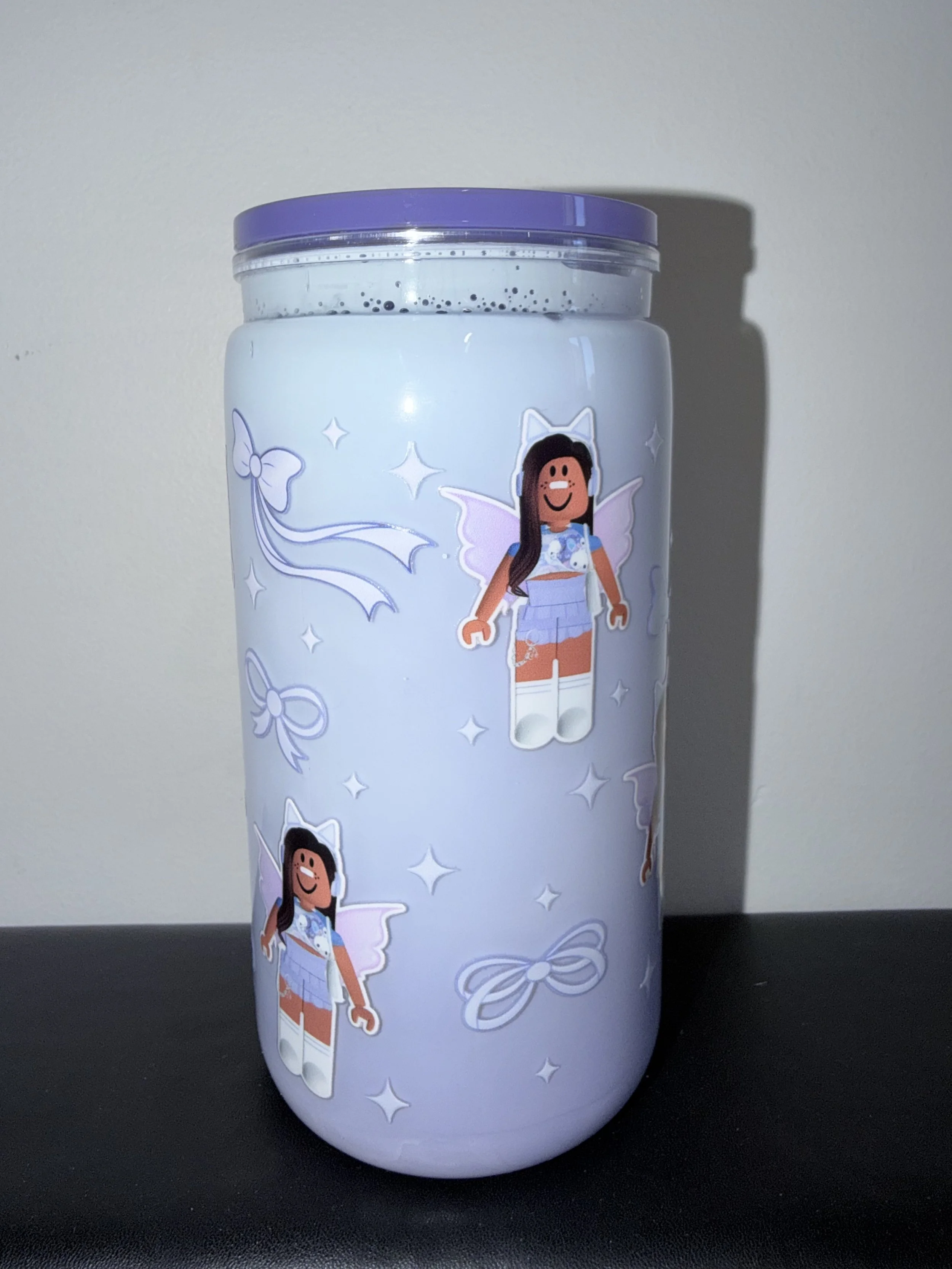 16oz pre-made acrylic milkshake tumbler