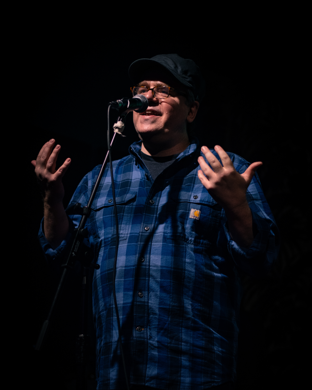 Tim talkin' (photo: Matt Bajor)