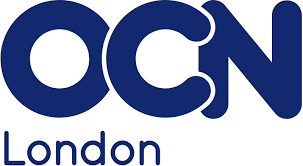 OCN London logo in blue lettering