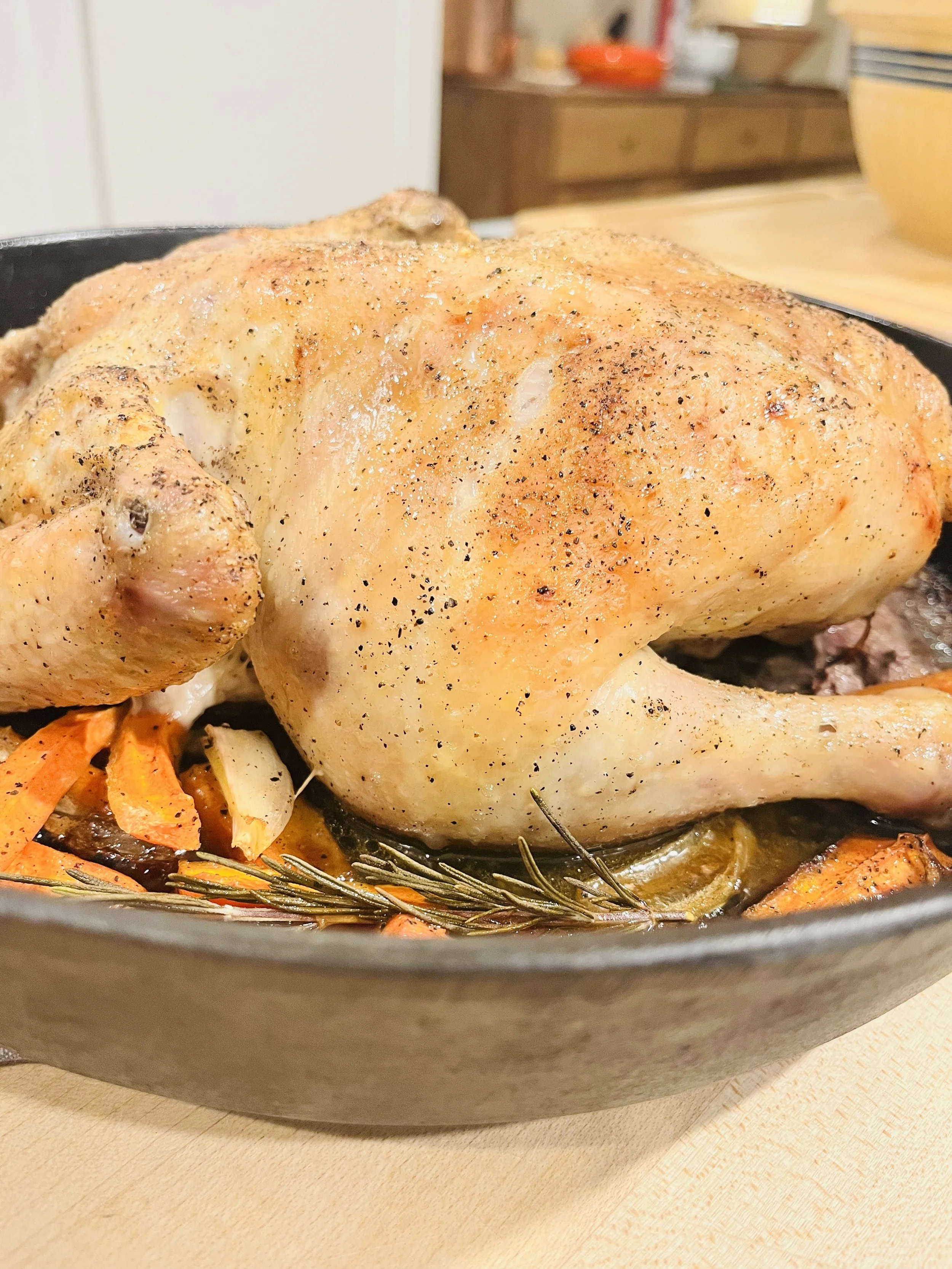 Roast Chicken &amp; Carrots