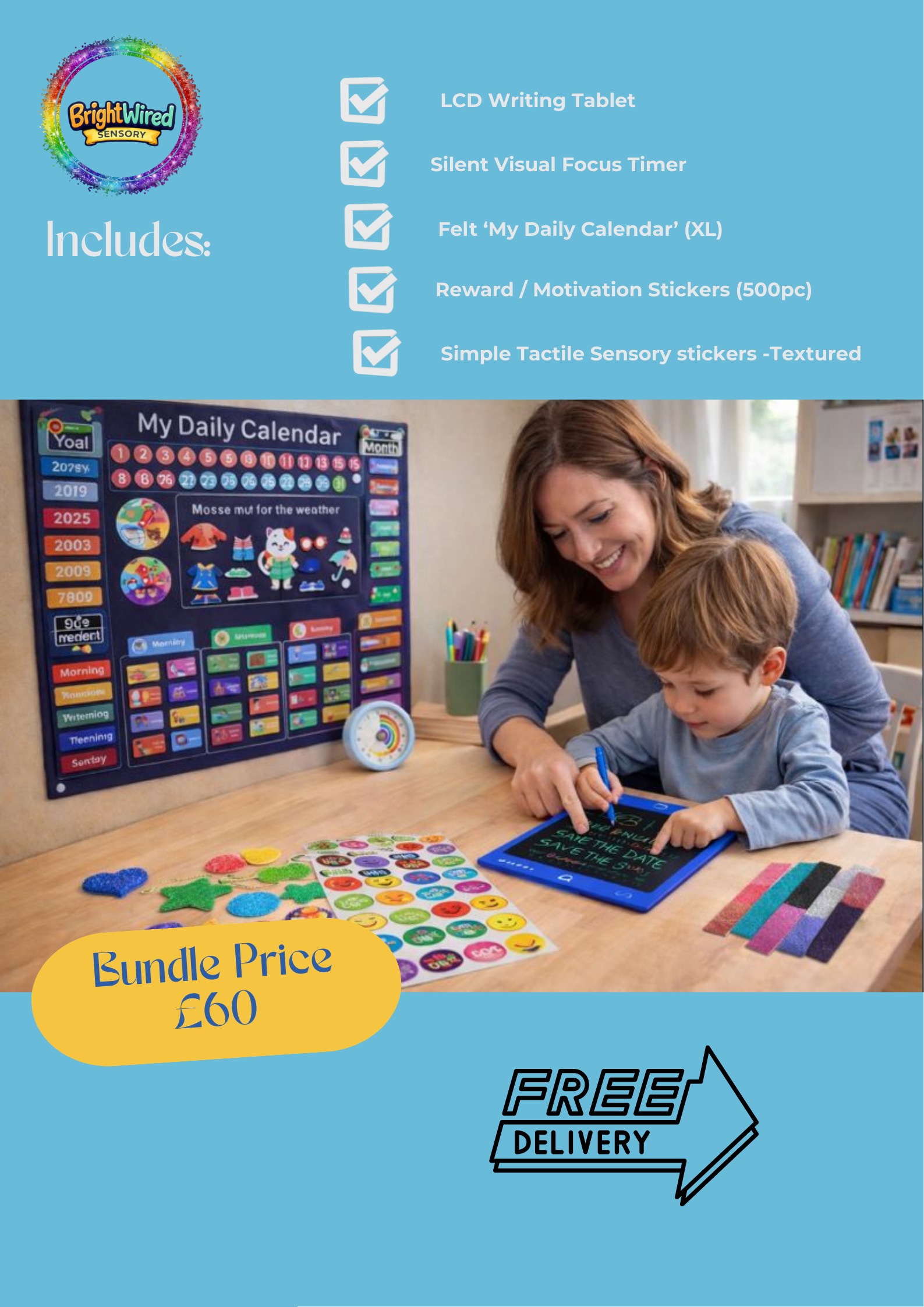 Focus Without the Fight™ – Home Learning Support Bundle