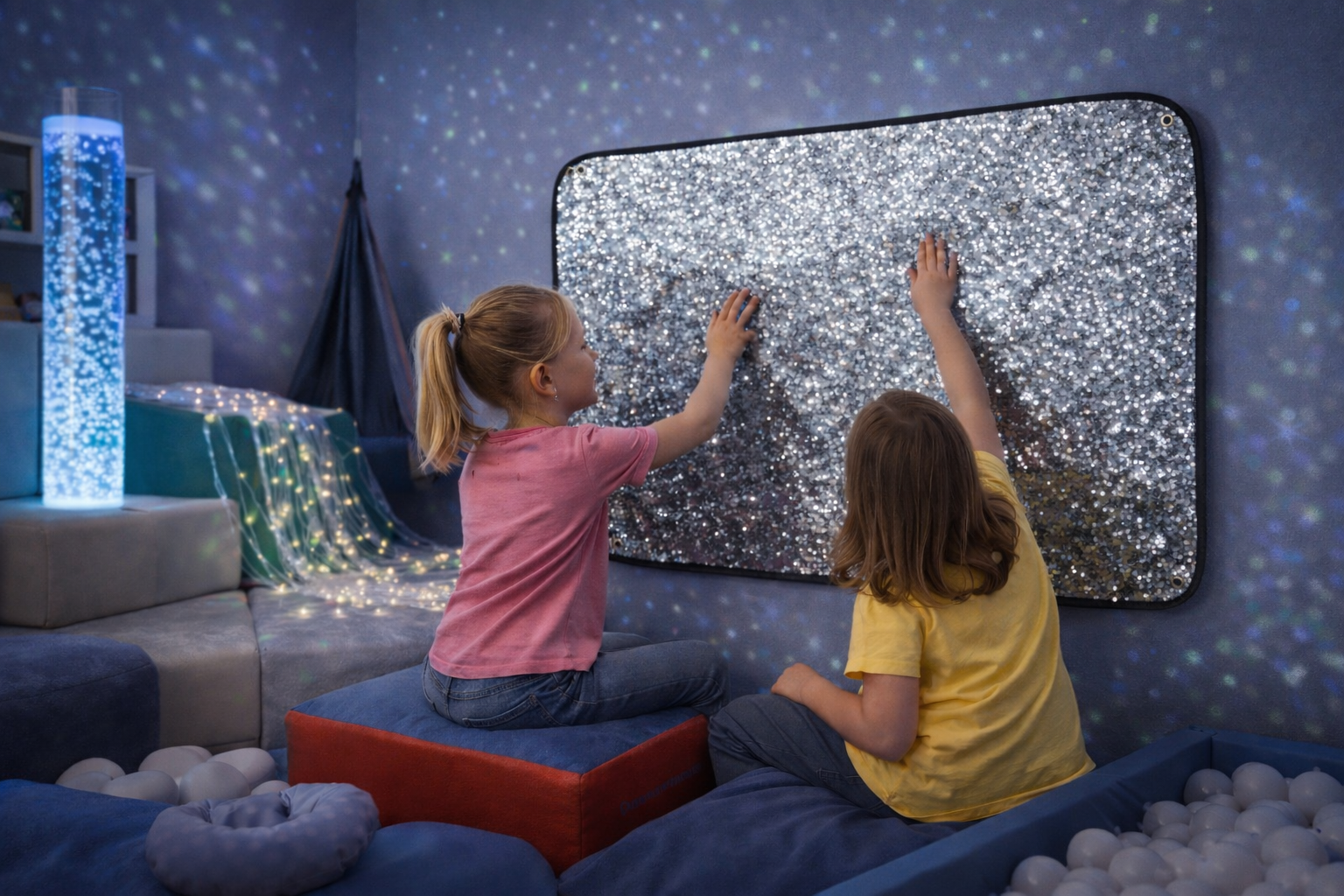 Large Sensory Sequin Wall Panel