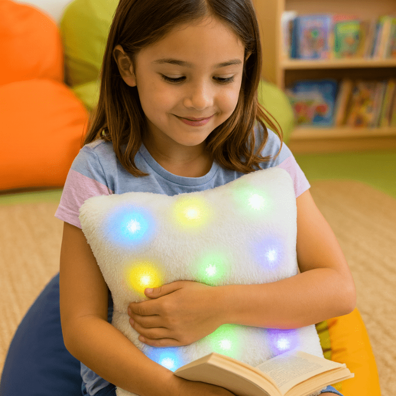 LED Sensory Cushion with Colour-Changing Lights