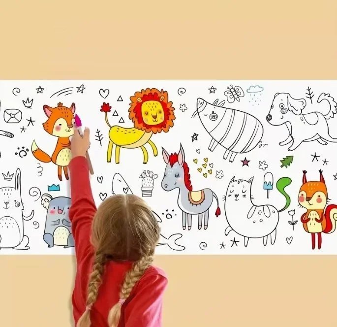 Calm Colouring Roll – 3m Continuous Art Paper