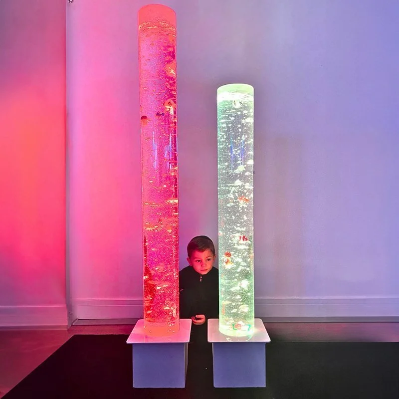 150cm Tube with White Base With Remote Cube Controller