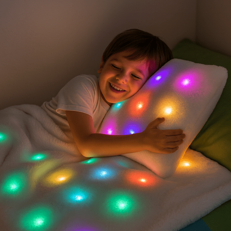 LED Sensory Cushion with Colour-Changing Lights