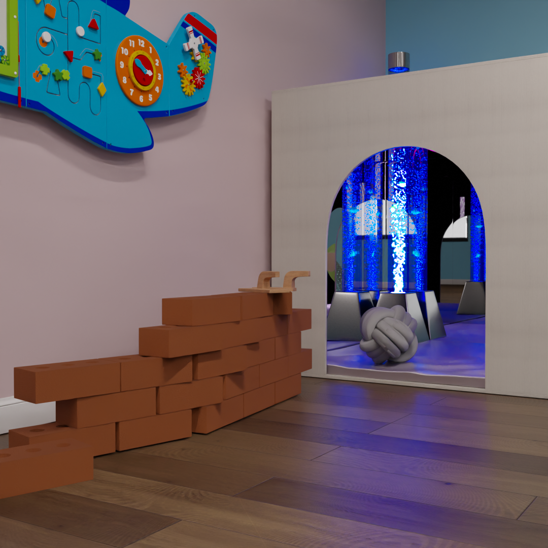 Bundle 1 – Wooden Padded Den Sensory Starter Room Set for Schools & SEND Settings