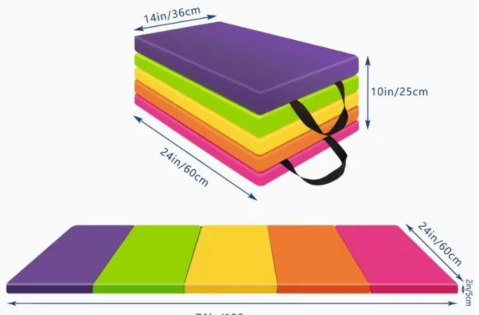 Colorful Sensory Folding Mat