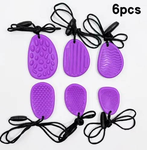 Silicone Sensory Chewable Jewellery (6 set)