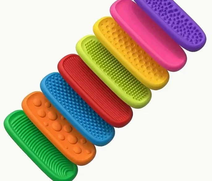 Super Textured Tactile Fidget Stones (8 set)