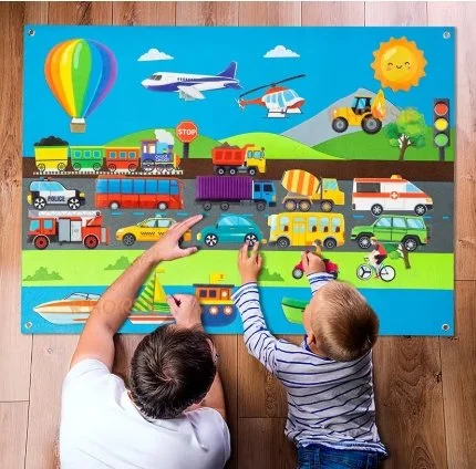 Storytelling Transport Felt Wall Board