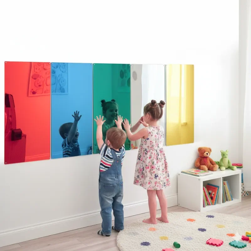 Acrylic Colourful Mirrors – Set of 5 Extra Large