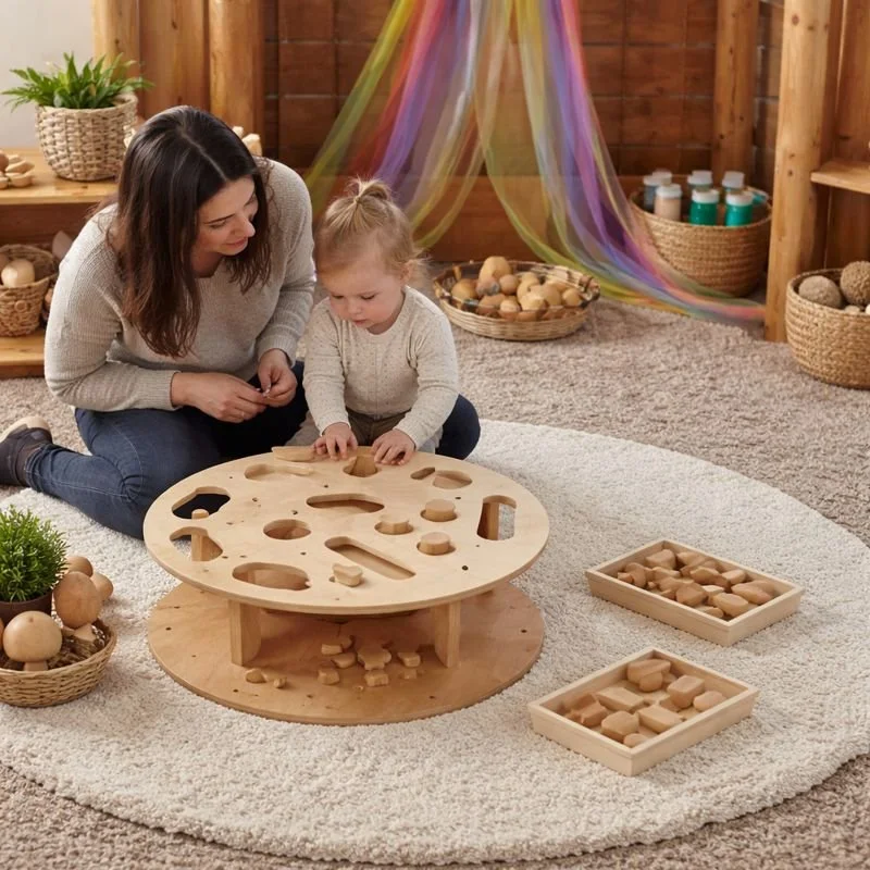 Discovery shape sorting drum