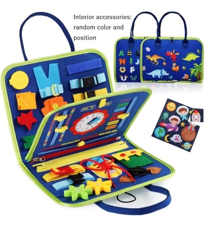 Hands-On Busy Book – Sensory Activity Book