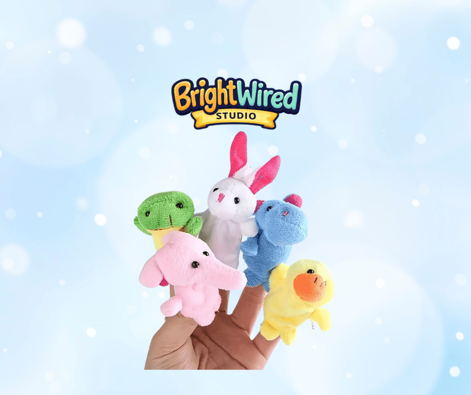 Mixed Animal Finger Puppet Set (5 pc)