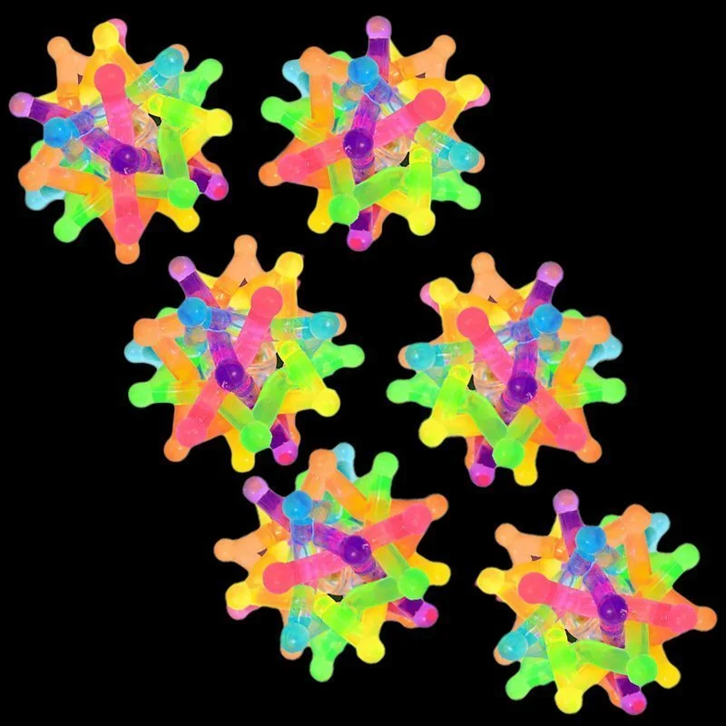 6 pack UV Knitted Glow in the Dark Balls