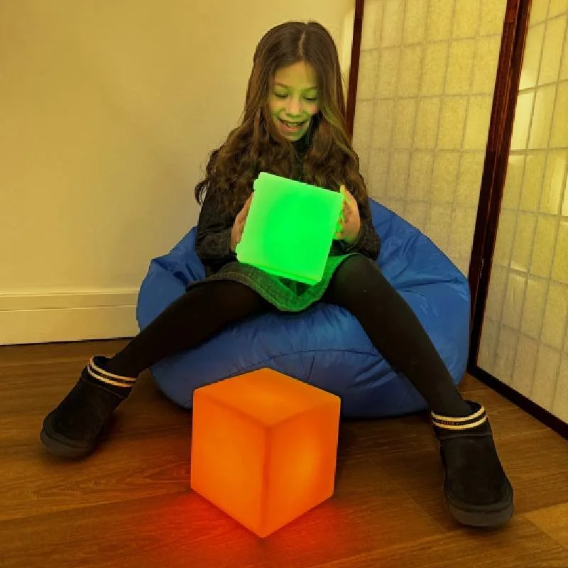 Colour Changing Glow Blocks Set of 2 – Sensory Light Blocks