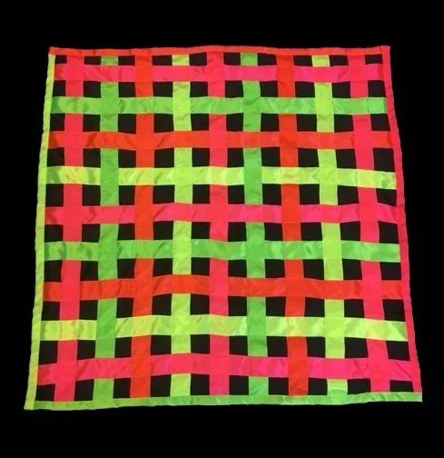 Playlearn UV Mat Soft Touch Sensory Material Wadding Colourful Fluorescent