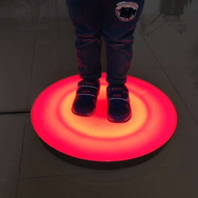 Light Up Sensory Floor Tile Interactive LED Touch Sensitive – 30cm