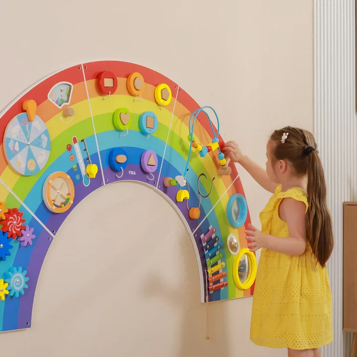 Large Rainbow Activity Wall Panel