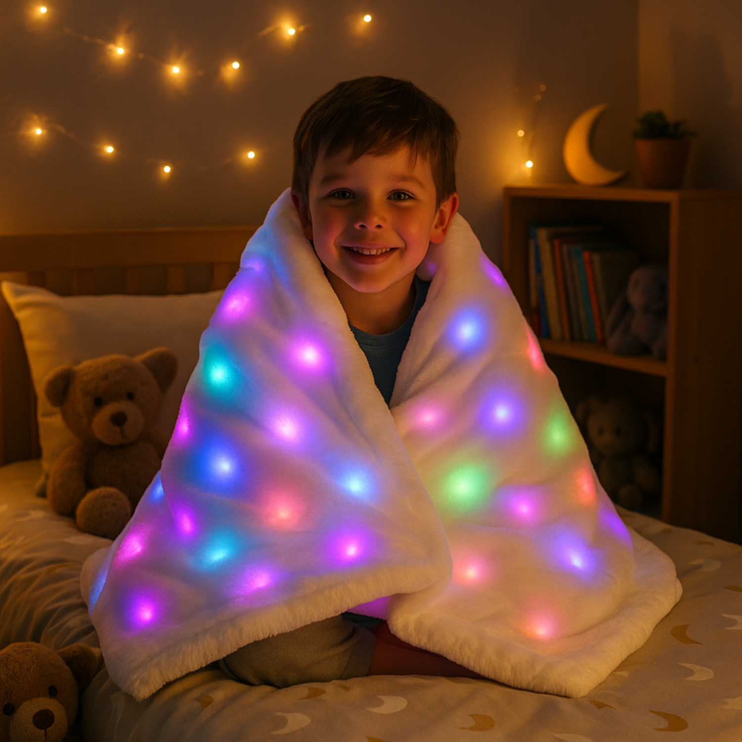 Playlearn Plush LED Sensory Blanket
