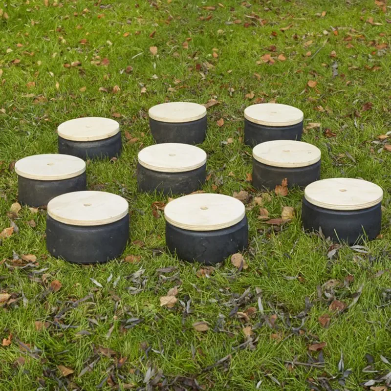 Tiny Tyre Sensory Path (10 Pack) Coordination & Active Regulation Stepping Circles