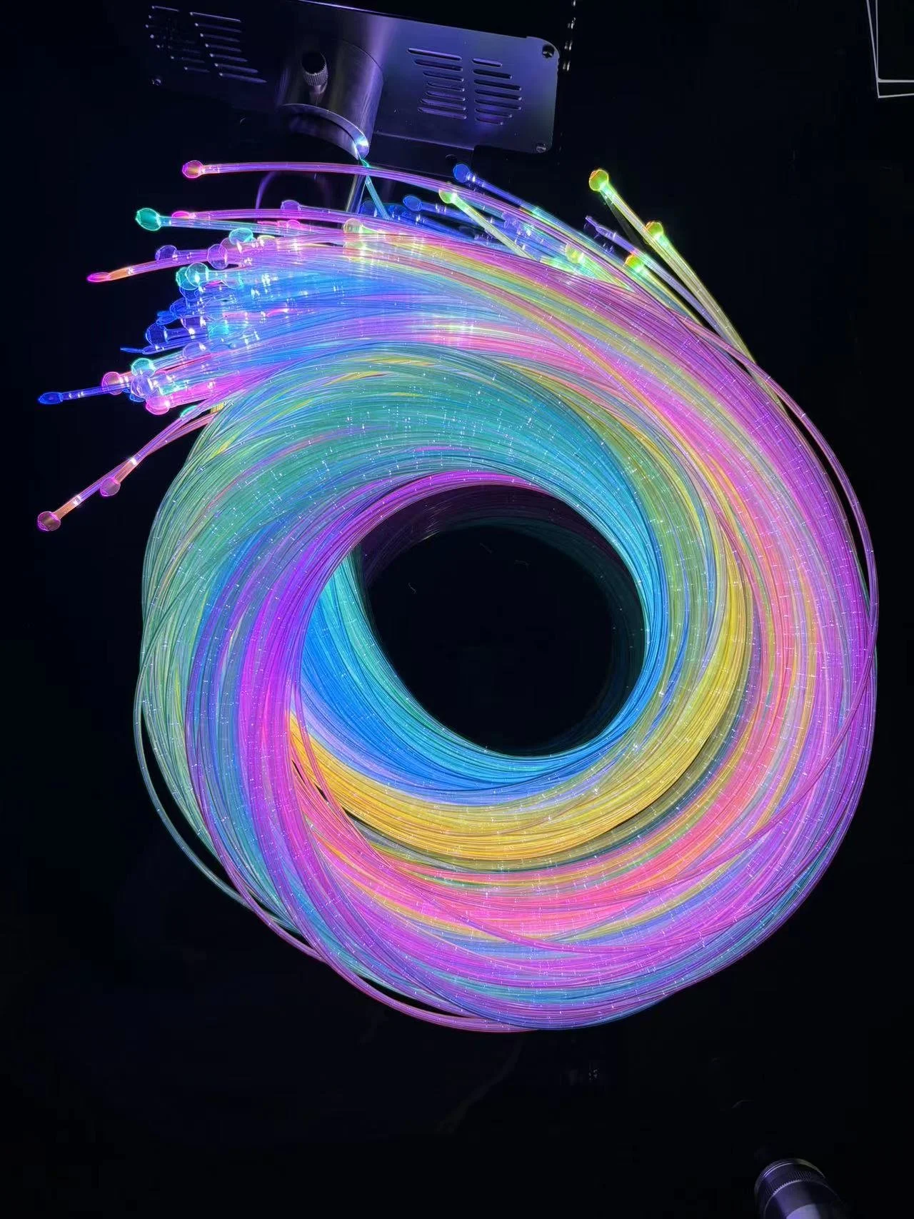 Coloured Fibre Optic Light Tails