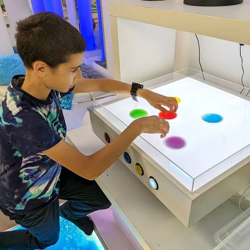 Playlearn Large Light Up Sand Table For Sensory Play