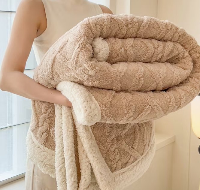 Comfort & Calm Sensory Blanket – Super Soft Non-Weighted Throw (60 × 35″)