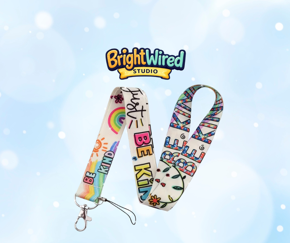 Be Kind Support Lanyard – A Gentle Message of Positivity & Reassurance