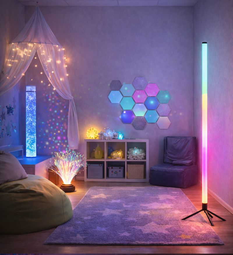 Large Freestanding Sensory Light Tube
