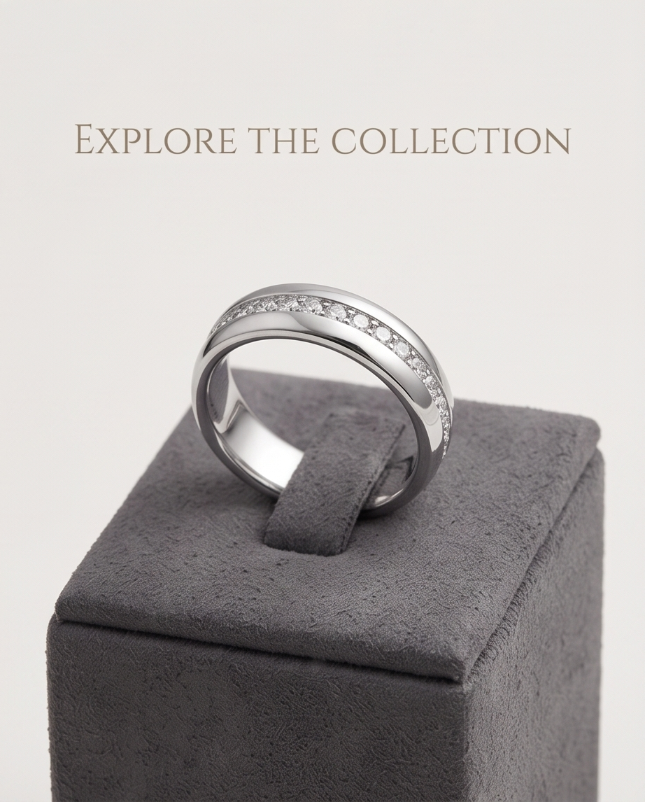 Silver Radiance Crystal Band