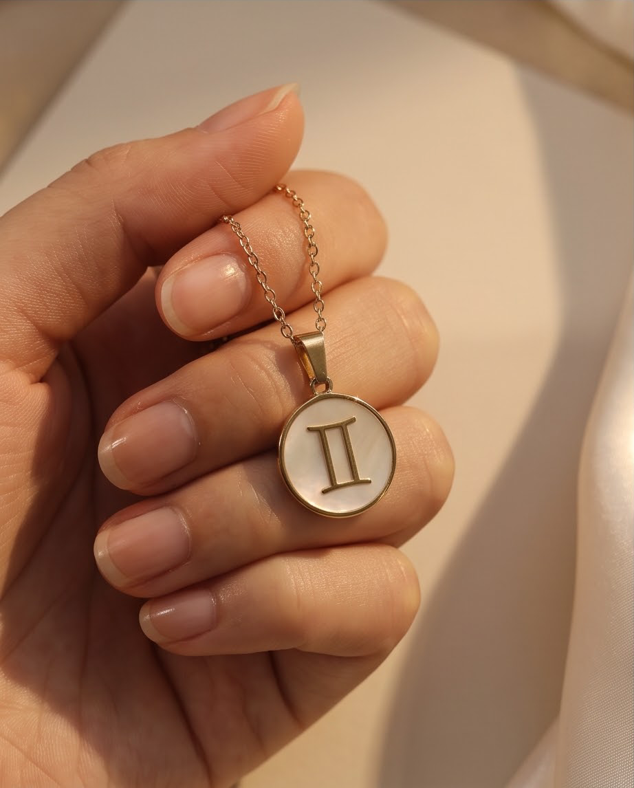 Gemini Zodiac Pendant Necklace
