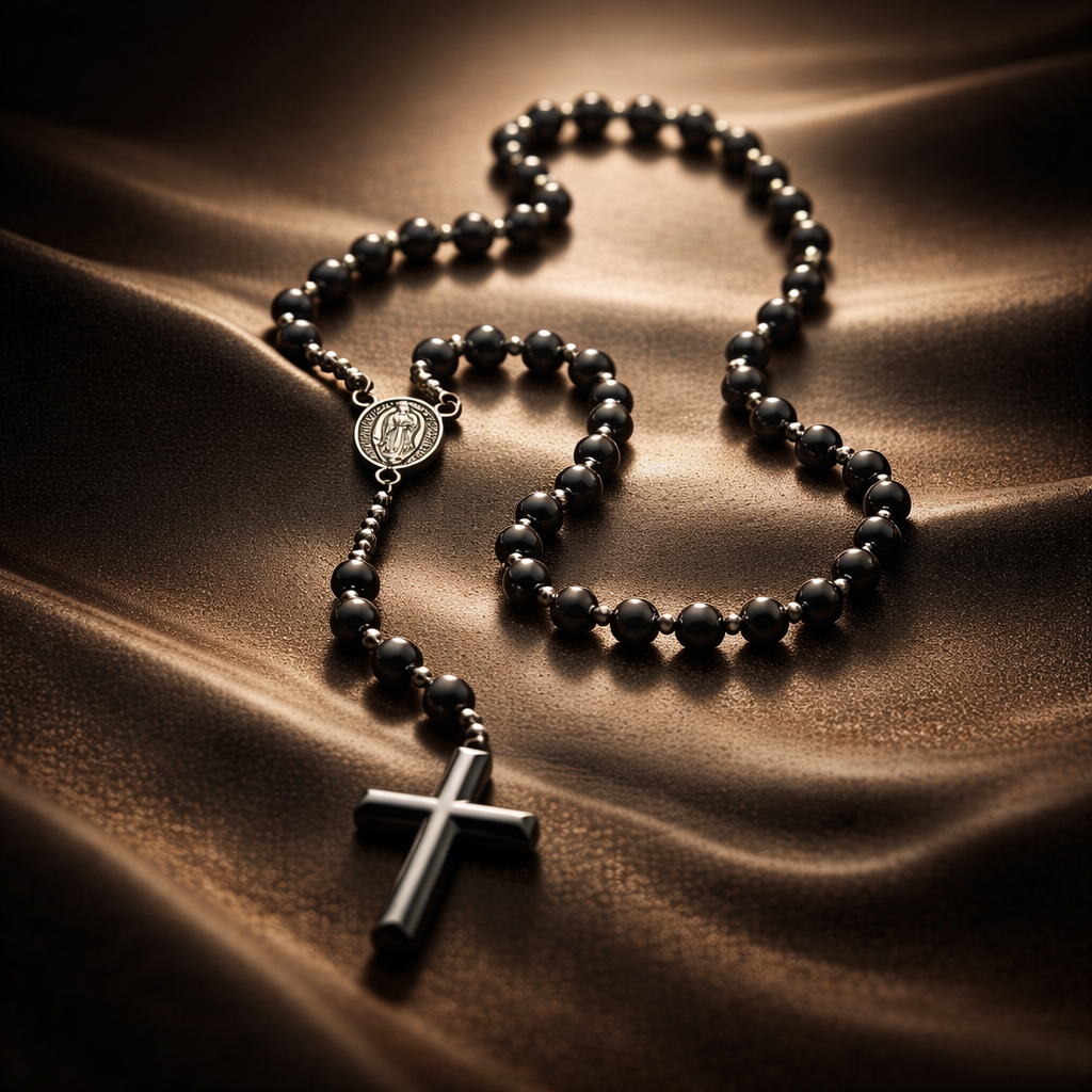 Elegant Black Onyx Rosary