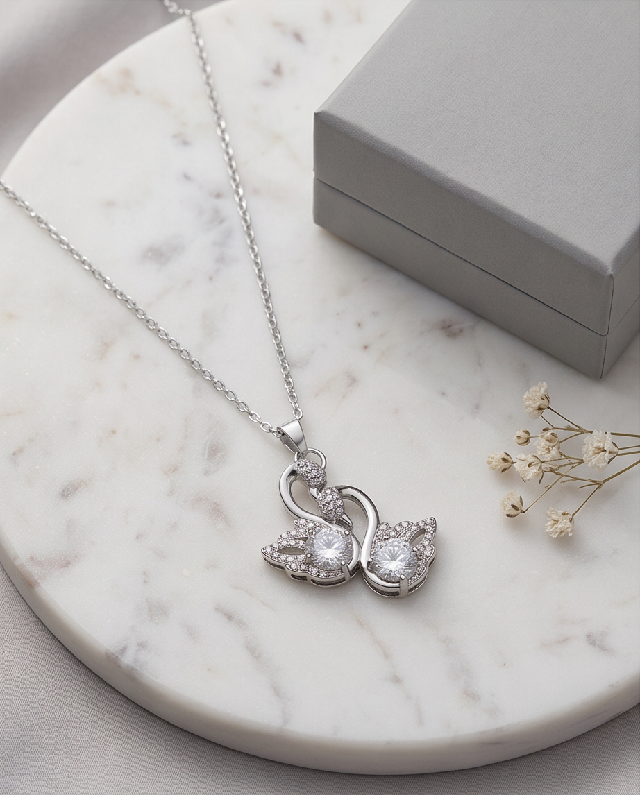 925 Sterling Silver Double 18