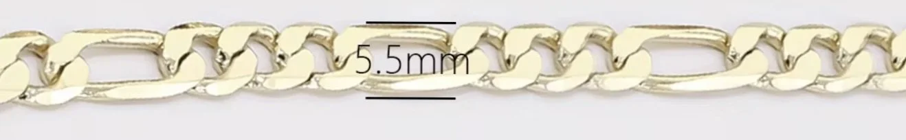 14K Gold Plated Chain Bracelet.