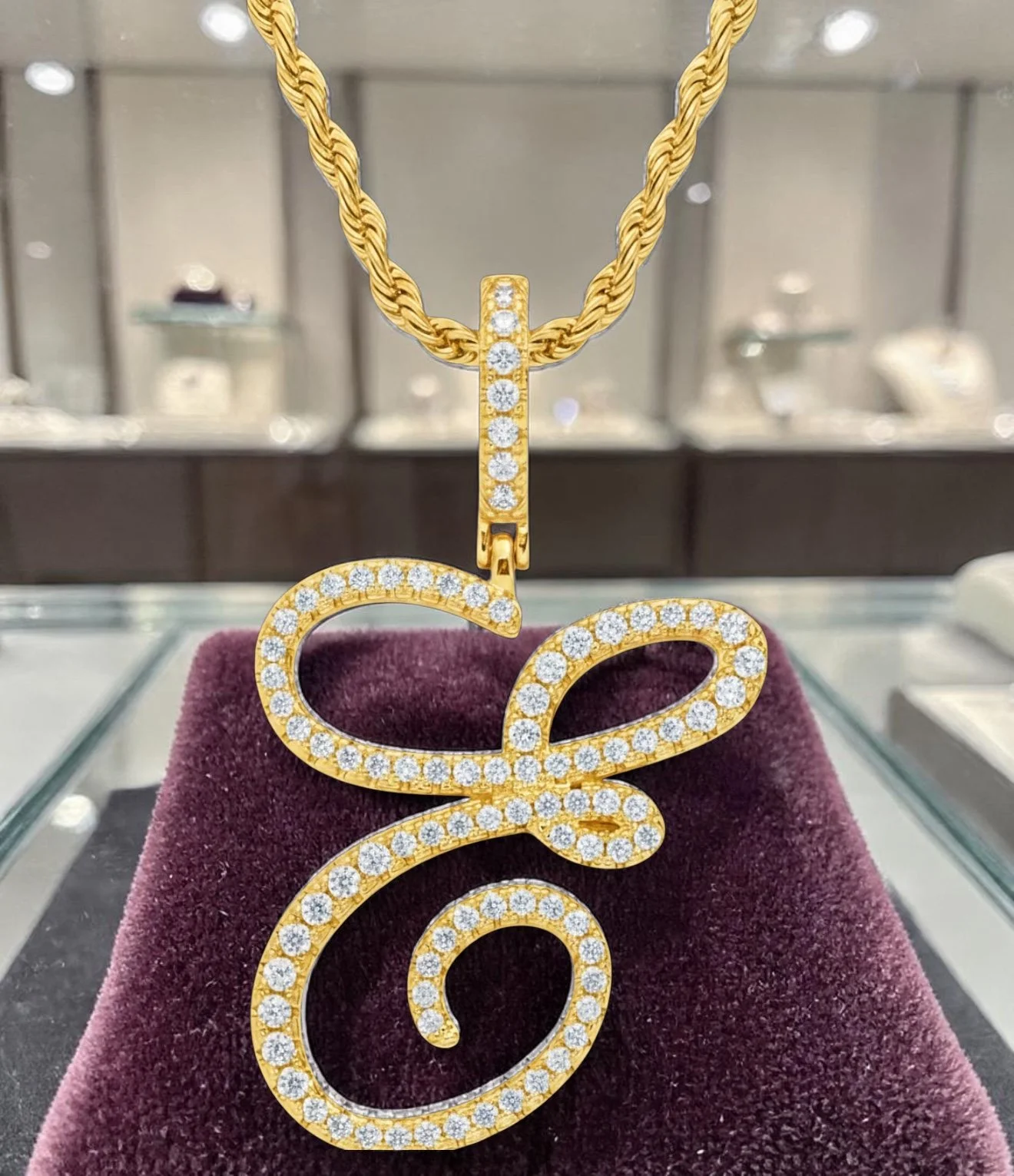 SS505 Sassy's Dazzling Gold Initial 