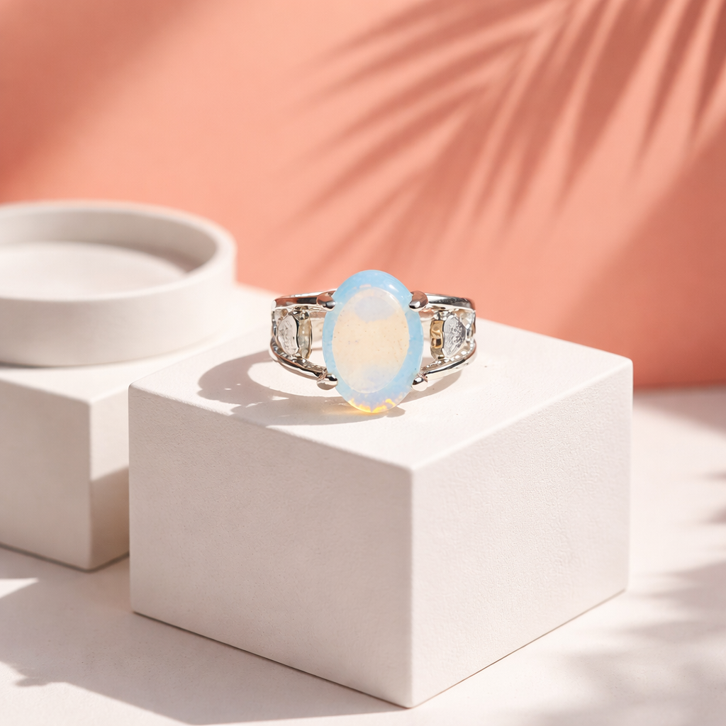 SR792 Opal Radiance Ring Only Ring Size -5.5