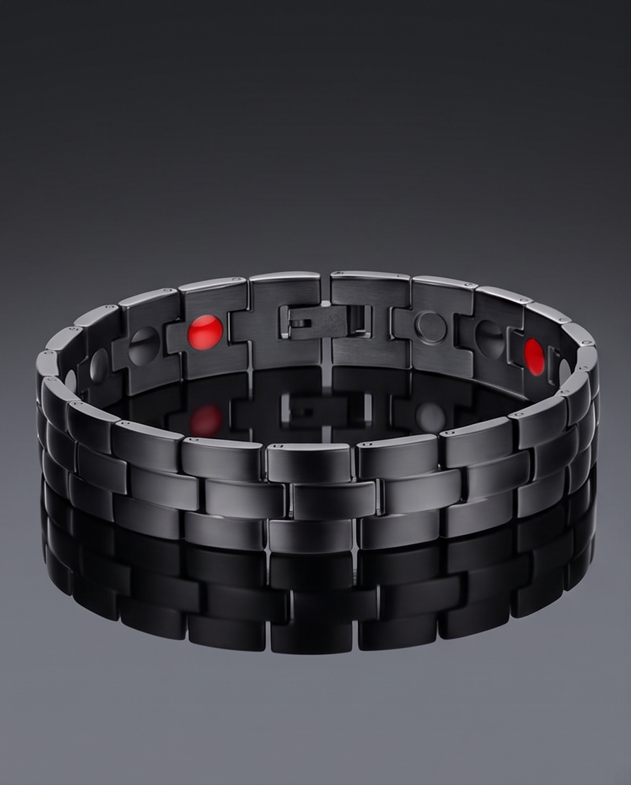 Black Onyx Magnetic Bracelet