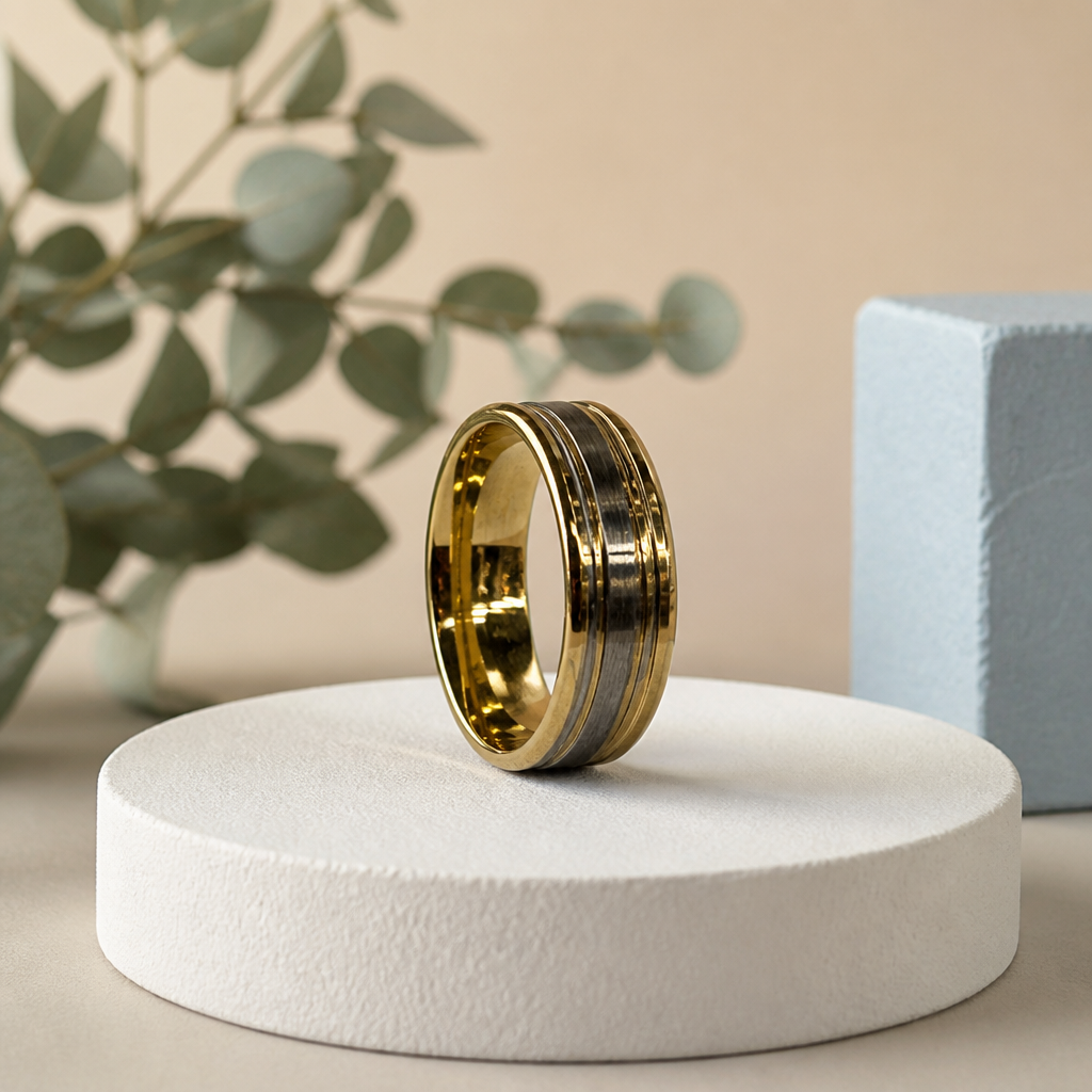 Elegance Fusion Dual-Tone Ring