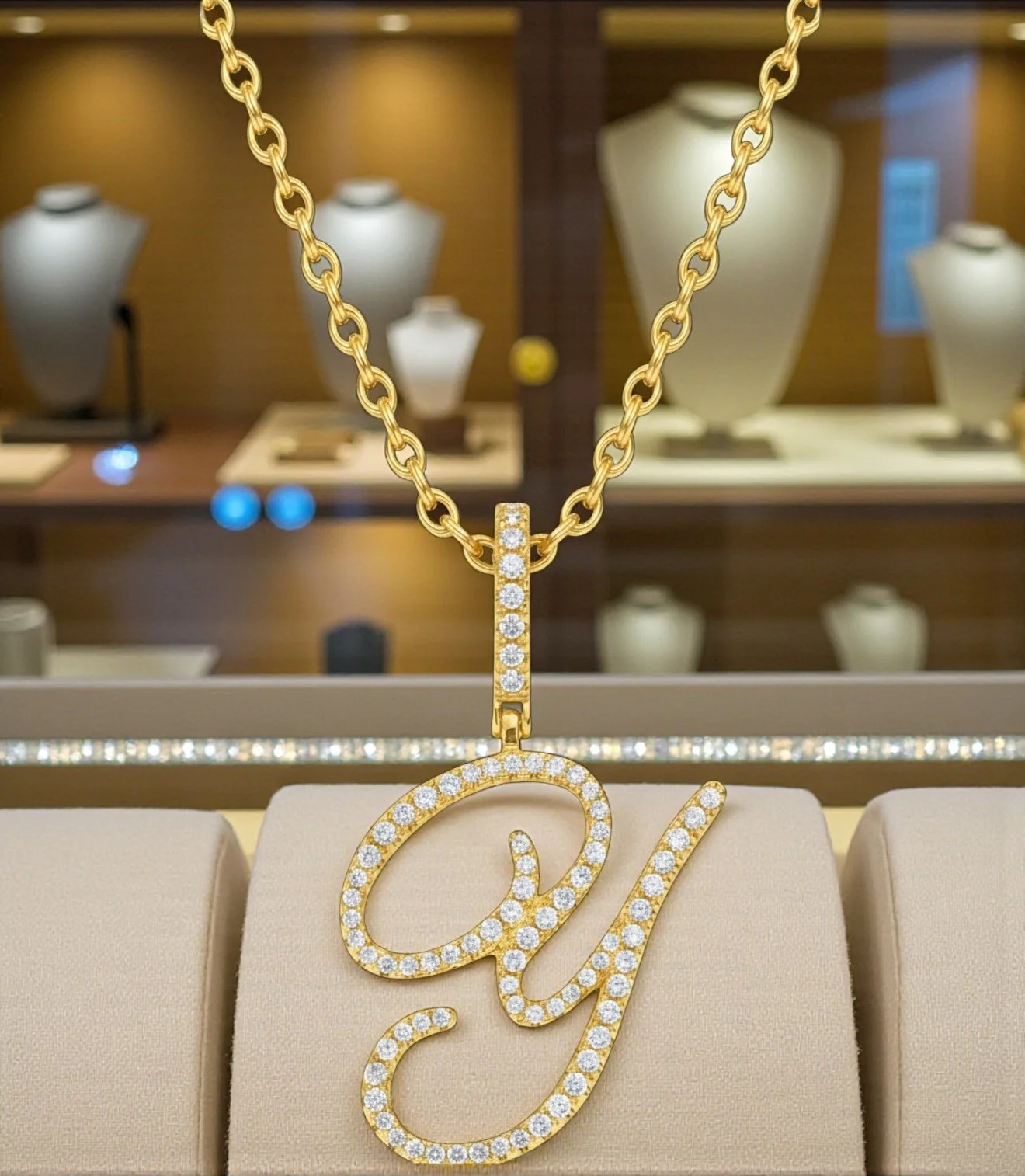 SS525 Sassy's Dazzling Gold Initial 