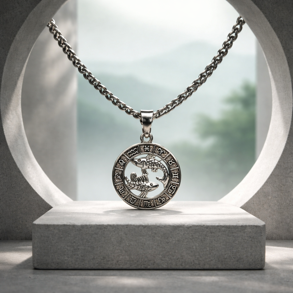 PISCES Zodiac Pendant Necklace