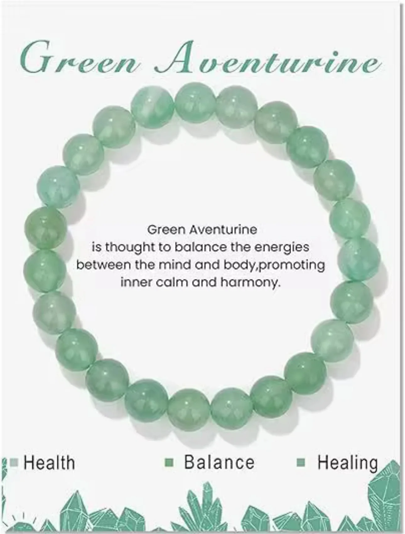 B308 Green Aventurine Healing Bracelet