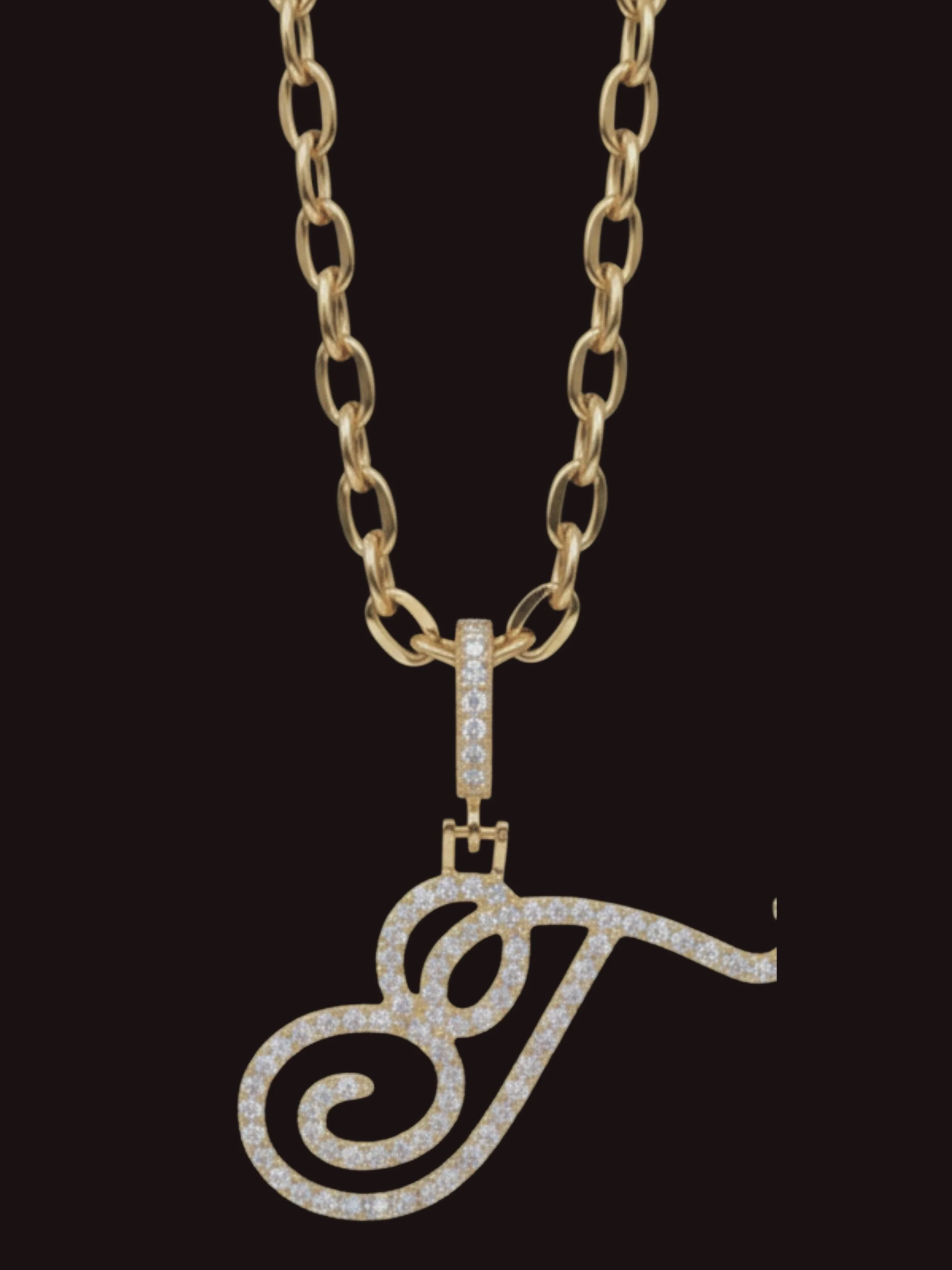 SS520 Sassy's Dazzling Gold Initial 