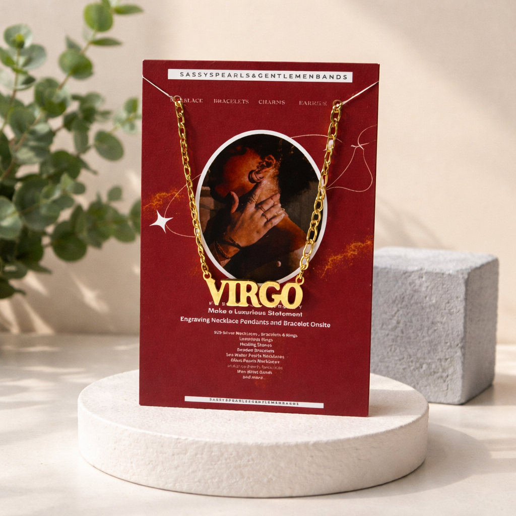 A29 Virgo Zodiac Necklace: Personalized Elegance