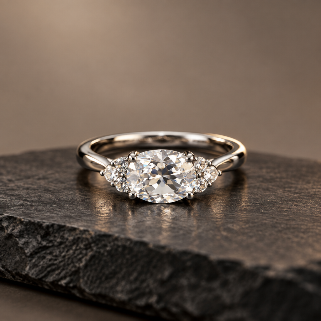 Radiant Elegance Oval-Cut Ring