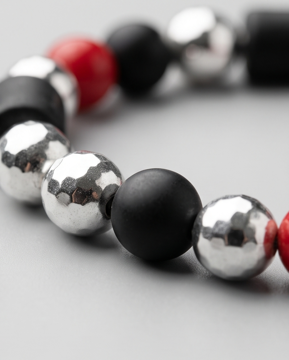 Bold Contrast Beaded Bracelet