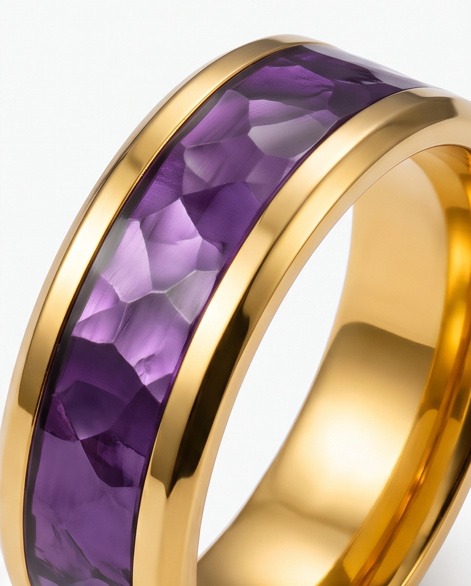 Amethyst Glimmer Ring