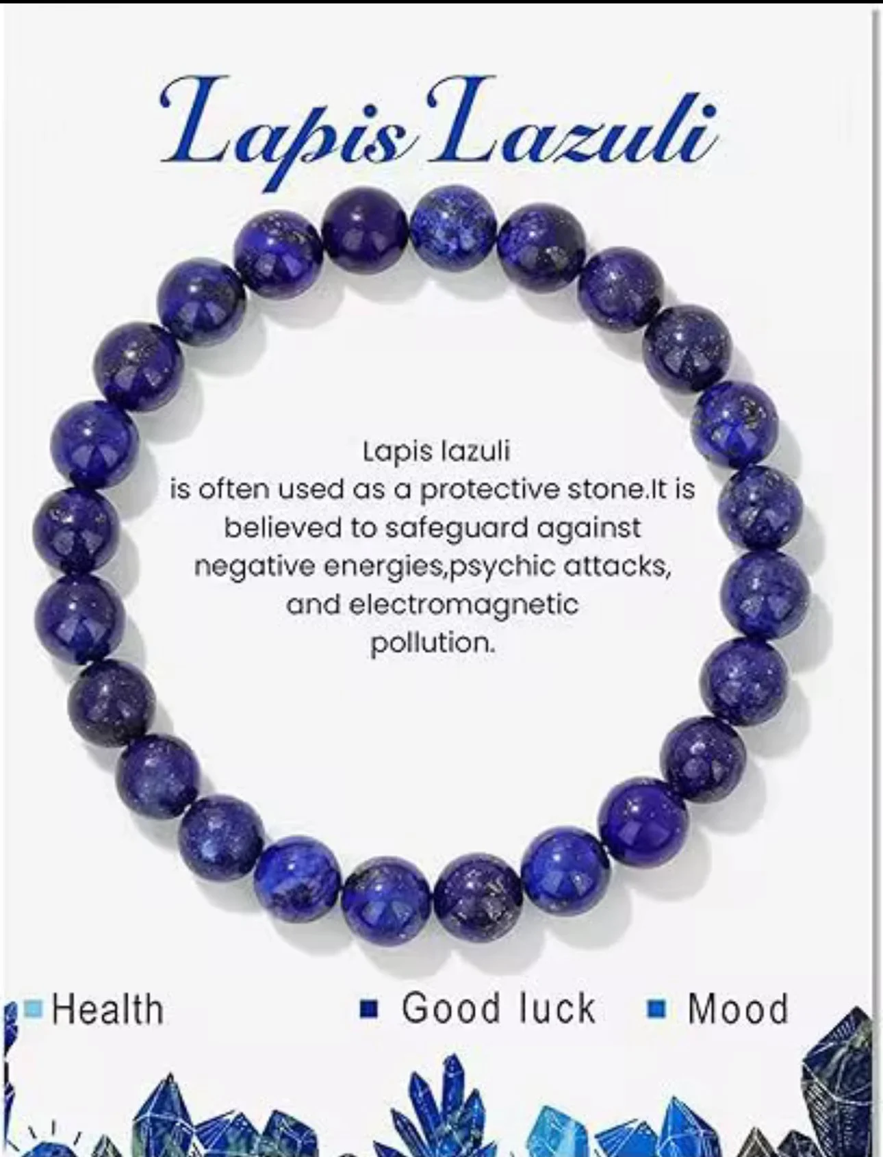 B305 Lapis Lazuli Protective Bracelet